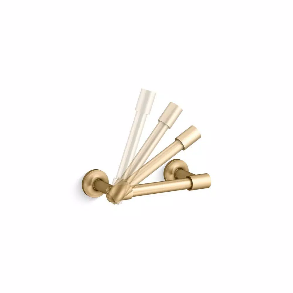 KOHLER Purist Pivoting Toilet Tissue Holder, Brushed Gold