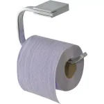 Unbranded Modern Stainless Steel Wall Mounted Toilet Paper Holder - Silver Zinc Alloy thumbnail 2