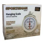 Sportsman Series 330 lb. Capacity Analog Hanging Scale with Steel Hooks thumbnail 3