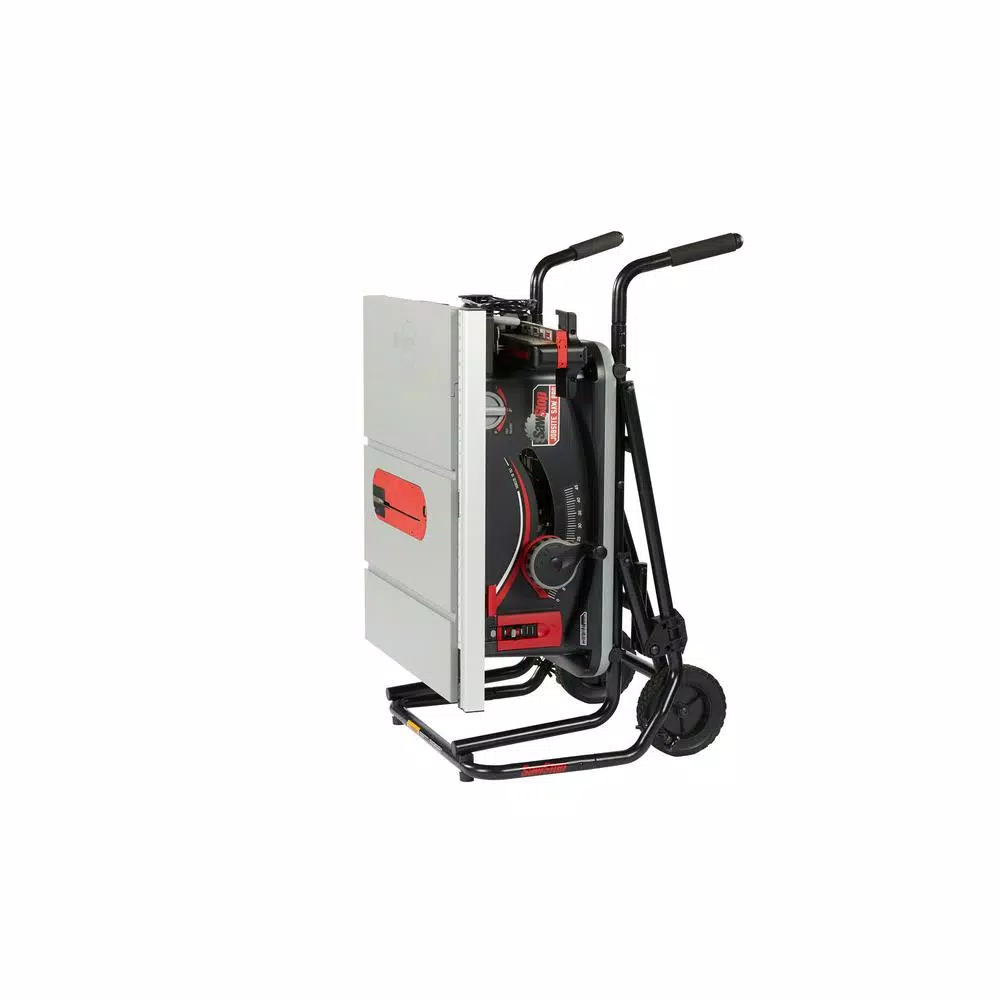 SawStop 10-Inch Jobsite Saw Pro 1.5 HP Table Saw with Mobile Cart Assembly