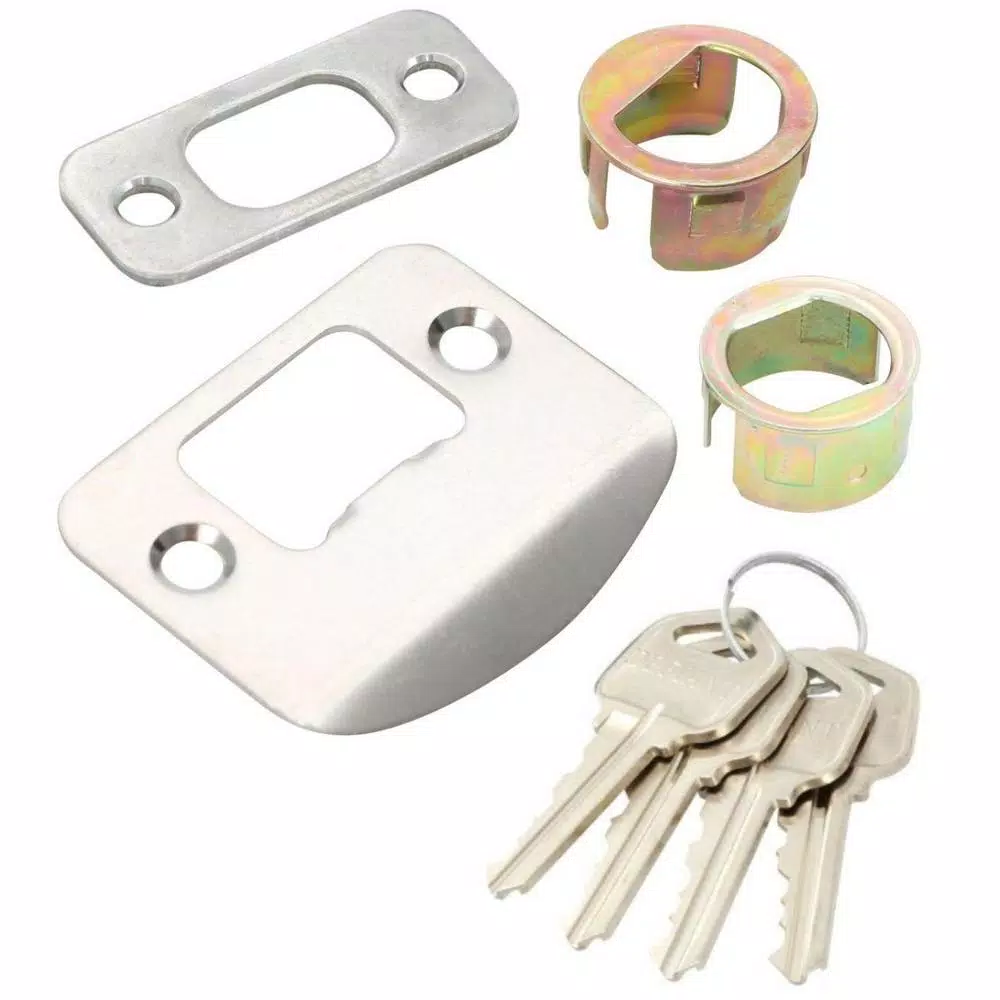 Defiant Springfield Satin Nickel Entry Door Handleset with Hartford Knob