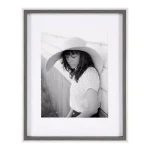 Kate and Laurel Gibson 11 x 14 in. Gallery Wall Picture Frame Set, Matted to 8 x 10 in., Gray and White (Set of 4) thumbnail 3