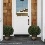 Pure Garden 23 in. Artificial Ball Style Cypress Topiary with Pot thumbnail 4