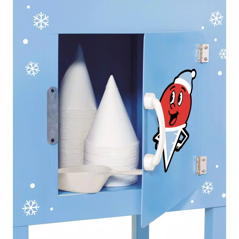 Nostalgia SCC200 Vintage Collection Snow Cone Machine Cart, 53 in., Blue