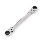 TEKTON 9 mm x 11 mm Flex-Head Ratcheting Box End Wrench, 72-Tooth, Metric thumbnail 1