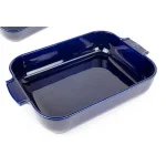 Unbranded Peugeot Appolia 2-Piece Rectangular Ceramic Ovenware Baking Set, Midnight Blue thumbnail 3