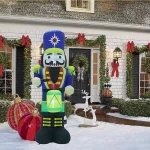 Luxen Home 7 ft. Nutcracker Drummer LED Lighted Holiday Inflatable thumbnail 8