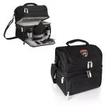 Picnic Time Pranzo Florida Panthers Black Insulated Lunch Bag and Picnic Tote with Cutlery Set thumbnail 2