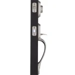 Kwikset Belleview Double Cylinder Handleset, Satin Nickel, Exterior Pack with SmartKey Security thumbnail 2