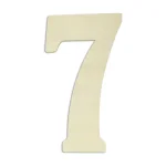 Jeff McWilliams Designs 18 in. Oversized Unfinished Wood Number 7 - Industrial Style Wall Decor thumbnail 1