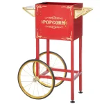 Unbranded Red Carnival Popcorn Popper Machine with Cart, 850W, 8 oz. Stainless Steel Kettle thumbnail 8