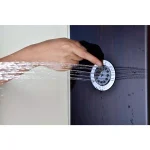 ANZZI Pure 59 in. 3-Jet Full Body Shower Panel System, Mahogany Deco-Glass with Heavy Rain Head & Handheld Sprayer thumbnail 8