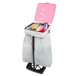 Wakeman Outdoors 13 Gal. Portable Pink Trash Bag Holder thumbnail 6