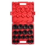 SUNEX TOOLS Sunex 4683 3/4 in. Drive Heavy-Duty SAE Impact Socket Set, 17-Piece thumbnail 1