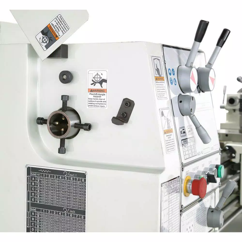 Shop Fox 2 HP 220-Volt Gunsmith Lathe with Heavy-Duty Steel Stand