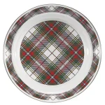 Golden Rabbit Highland Plaid 20 in. Enamelware Serving Tray thumbnail 1