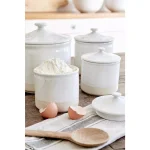 CASAFINA Fattoria Ceramic Stoneware Canister with Airtight Lid thumbnail 1