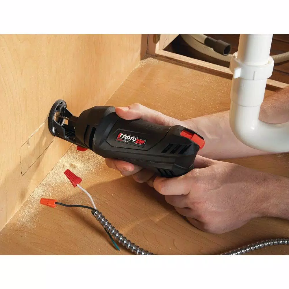 Rotozip RotoSaw 5.5 Amp Corded 1/4 in. Rotary Spiral Saw Tool Kit with 5 Accessories