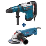 Bosch RH745 13.5 Amp SDS-Max Rotary Hammer Drill & GWS10-45PE 10 Amp 4-1/2 in. Angle Grinder Combo Kit thumbnail 1