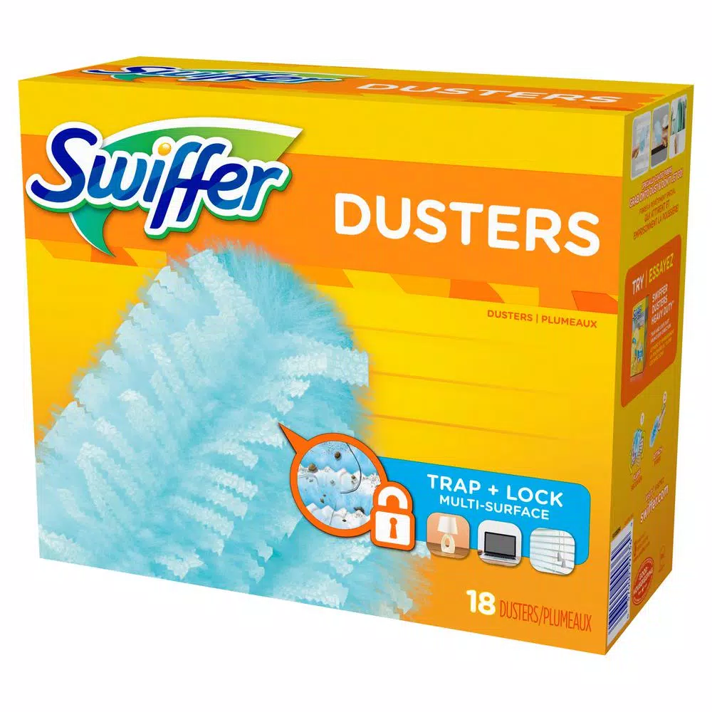 Swiffer Dusters Multi-Surface Unscented Refills, 180 Count (18-Count, 4-Pack)
