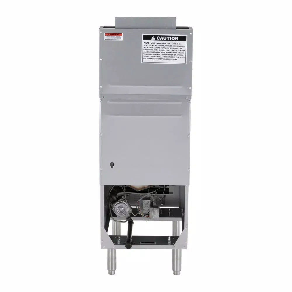 Magic Chef 20 Qt. Stainless Steel Commercial Propane Gas Deep Fryer, 90,000 BTU