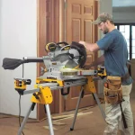 DEWALT 12 in. 15 Amp Sliding Compound Miter Saw with Heavy-Duty Miter Saw Stand (DWX723) thumbnail 13