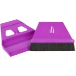 WISP miniWISP 6 in. Purple Whisk Broom and 7 in. Dustpan Set with Electrostatic Bristle Seal Technology thumbnail 1