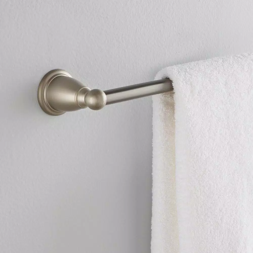 Moen Brantford 24 in. Single Towel Bar, Brushed Nickel