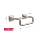 Delta Portwood 6 in. Double Hand Towel Bar in SpotShield Brushed Nickel thumbnail 7