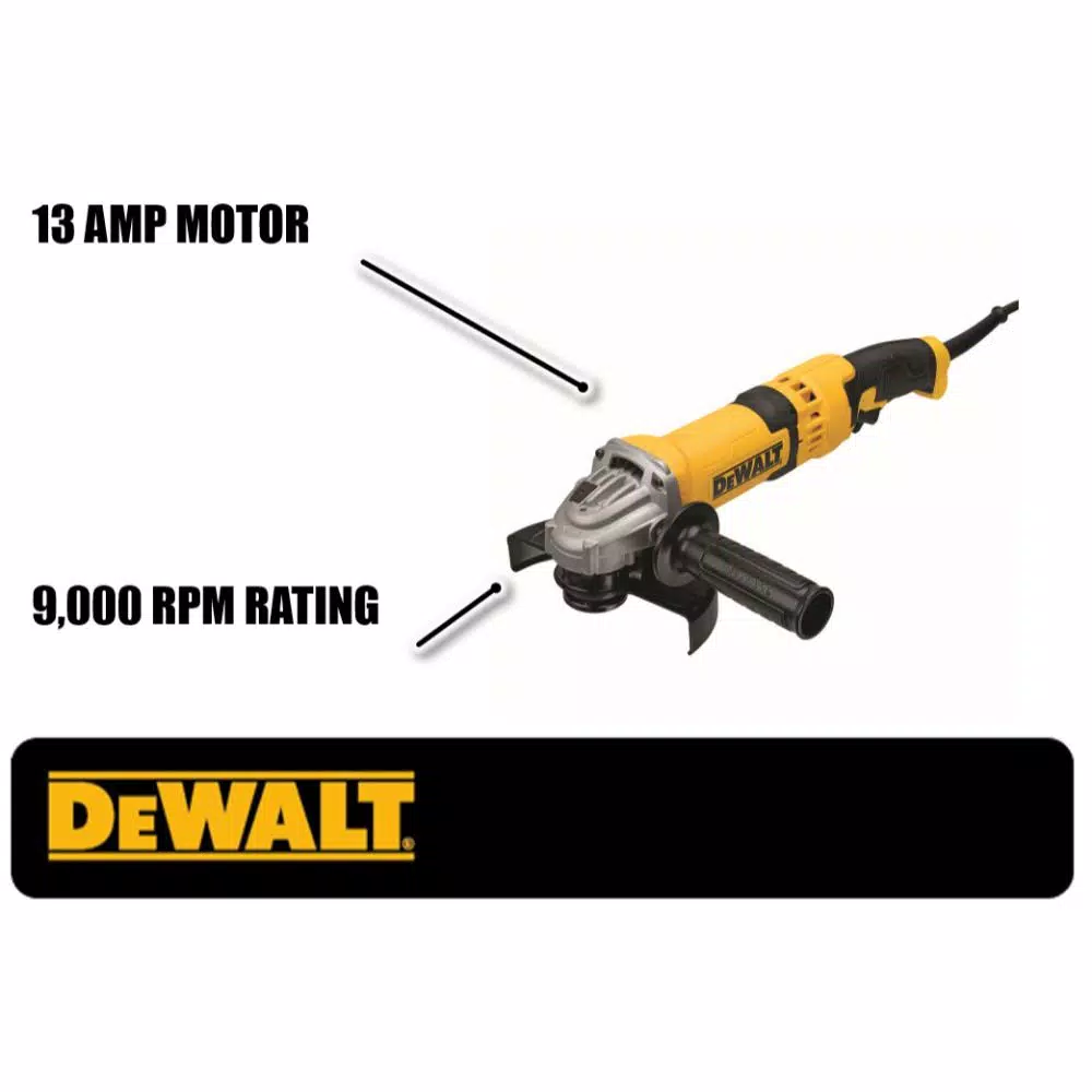 DeWalt 13 Amp Corded 4-1/2 in. Angle Grinder with Dust Ejection System