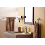 Moen Voss 18 in. Single Towel Bar, Brushed Nickel thumbnail 3