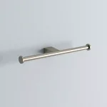 Gatco Bleu Double Euro Style Single Post Toilet Paper Holder, Satin Nickel thumbnail 2