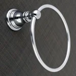 Kingston Brass Classic 4-Piece Polished Chrome Bath Hardware Set - Transitional Style thumbnail 7