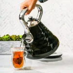 Ovente Cleo Collection 1.7L Electric Kettle, 1500W Stainless Steel Tea Kettle with Auto Shut-Off, Black thumbnail 9