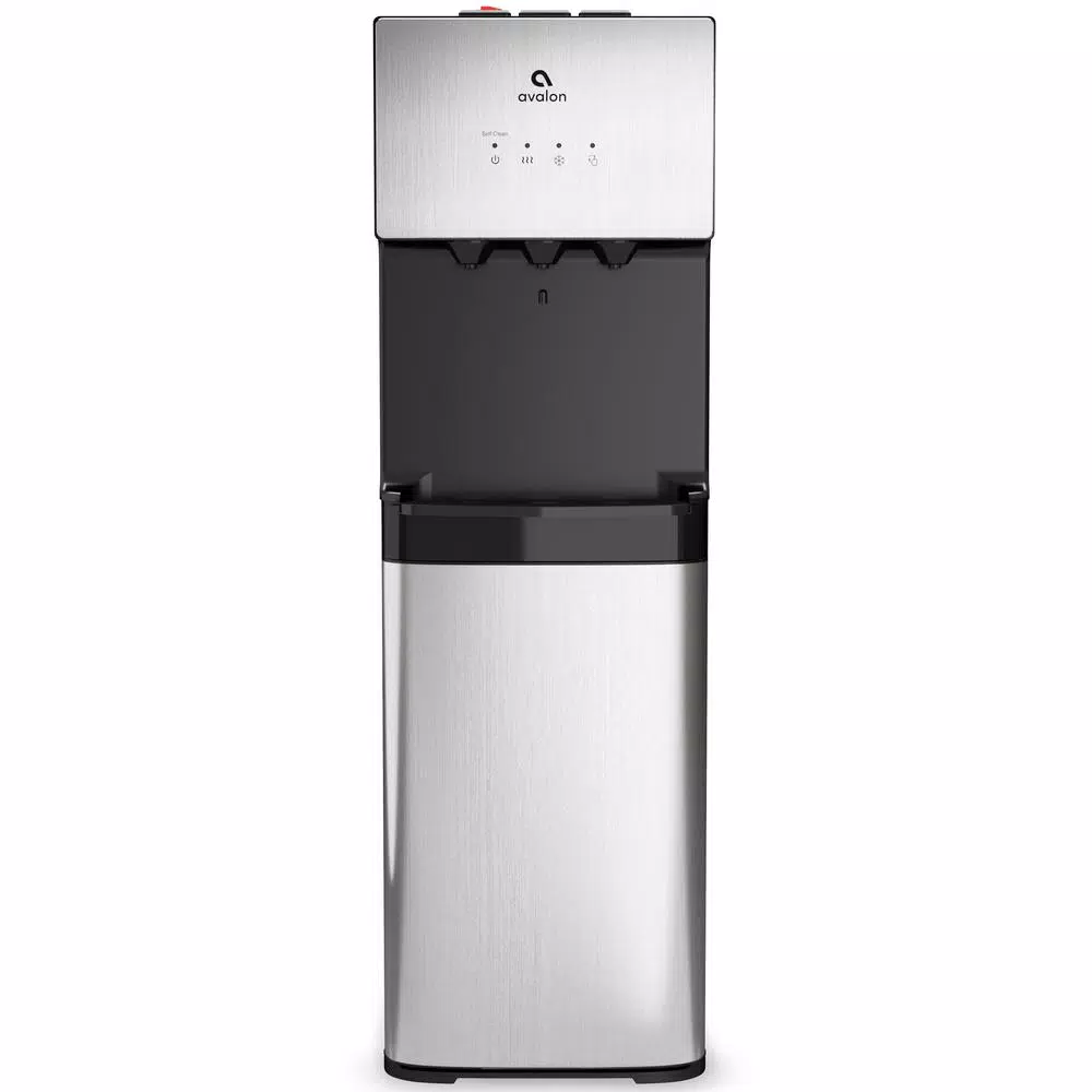 Avalon Self-Cleaning Bottom Loading Water Cooler Dispenser, Stainless Steel, 3 Temperatures