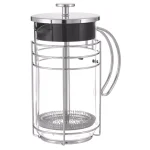 GROSCHE Madrid 3-Cup French Press Coffee and Tea Maker, Chrome Housing with Borosilicate Glass thumbnail 3