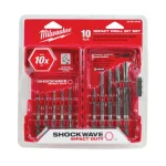 Milwaukee Shockwave Impact Duty 1/4 in. Hex Drive Drill Bit Set, 10-Piece thumbnail 1