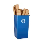 Rubbermaid Commercial Products Rubbermaid Commercial 50 Gal. Blue Square Recycling Container thumbnail 4