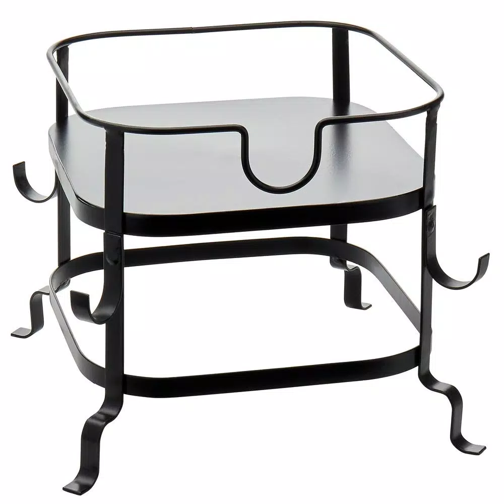 Unbranded Mason Craft and More 6-Piece Glass Beverage Dispenser Set with Metal Rack and 16 oz. Mugs