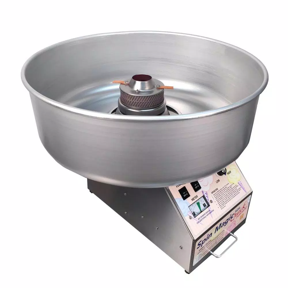 Paragon Spin Magic 5 Quick Release Cotton Candy Maker, Stainless Steel Commercial Machine