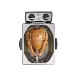 Cuisinart CDF-500 Extra-Large Rotisserie Deep Fryer and Steamer, 5.3 Qt, 1800W thumbnail 3