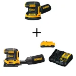 DEWALT 20V MAX XR Brushless Cordless 5 in. Random Orbital Sander Kit with 3.0 Ah Battery and Charger thumbnail 1