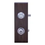 Copper Creek Colonial Egg Style Satin Stainless Steel Entry Door Knob and Single Cylinder Deadbolt Combo Pack thumbnail 2