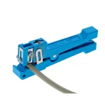 Ideal Adjustable Coax/Fiber Ringer Stripper Tool, 1/8 in. to 7/32 in., Blue thumbnail 5
