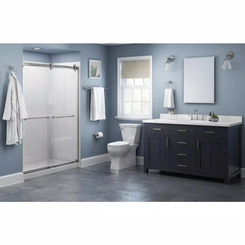 Delta Chamberlain 24 in. Towel Bar in SpotShield Brushed Nickel