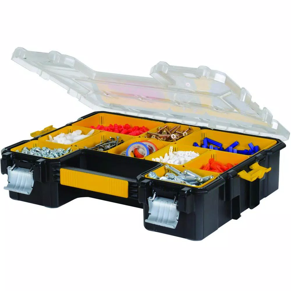 DEWALT FLEXVOLT Bi-Metal Reciprocating Saw Blade Set with 10-Compartment Small Parts Organizer, 8-Piece