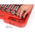 TEKTON 84-Piece 1/2 in. Drive Socket Set, 3/8-1-5/16 in. and 10-32 mm, SAE/Metric thumbnail 7