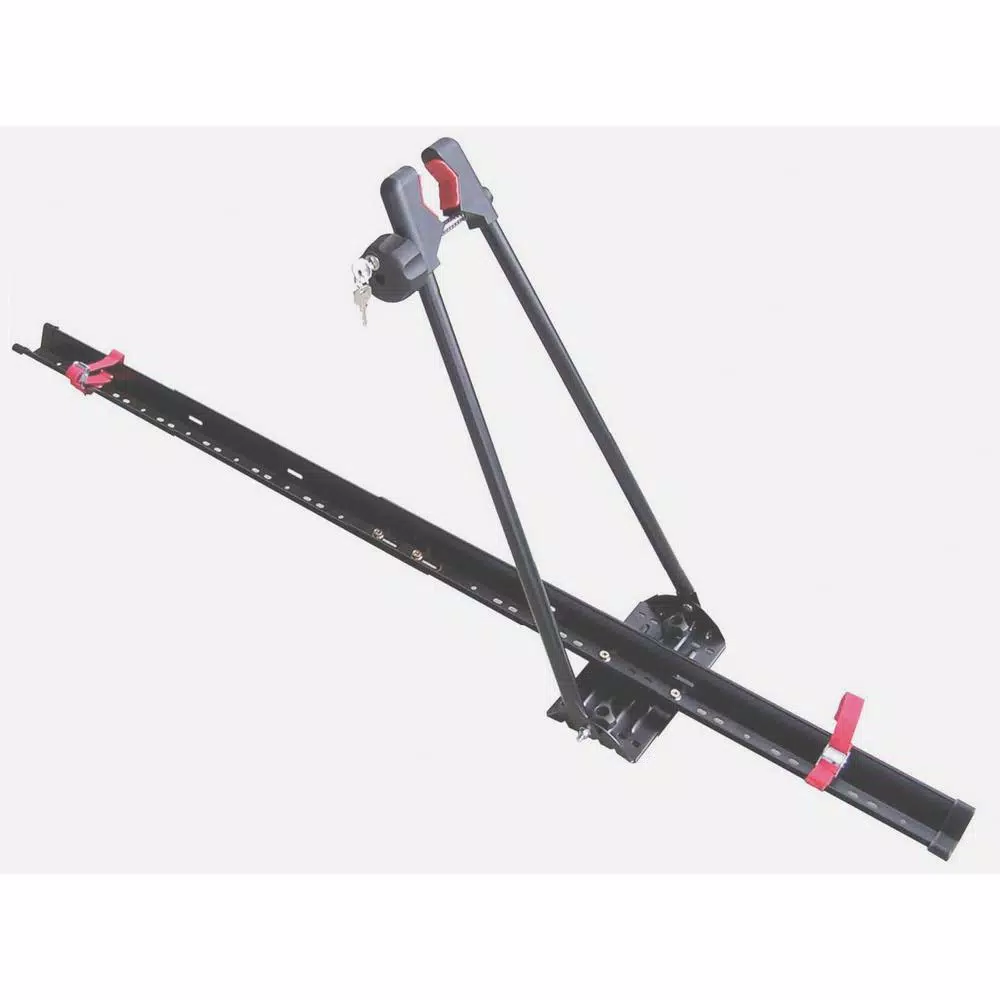 Swagman Upright Roof Rack Single Bike Carrier for Square, Round, and Oval Bars