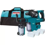 Makita 18V LXT Brushless Angle Grinder, SDS-Plus Rotary Hammer & 2 Gal. Vacuum Starter Kit thumbnail 8