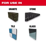 Milwaukee 1/8 in. Carbide Tipped Masonry Drill Bit for Tile, Stone, Granite, and Glass thumbnail 2
